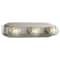 Designers Fountain Buena Vista 18in 3-Light Brushed Nickel Retro Modern Indoor Wall Sconce with Clear Glass Shades 6613-BN - alternate 1